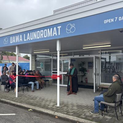 Uawa  Laundrette Opening